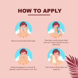 Glamveda Men Glycolic Acid & Salicylic Acid Anti Acne Face Wash How to Apply 