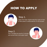 Glamveda Men De Tan Face Mask how to apply