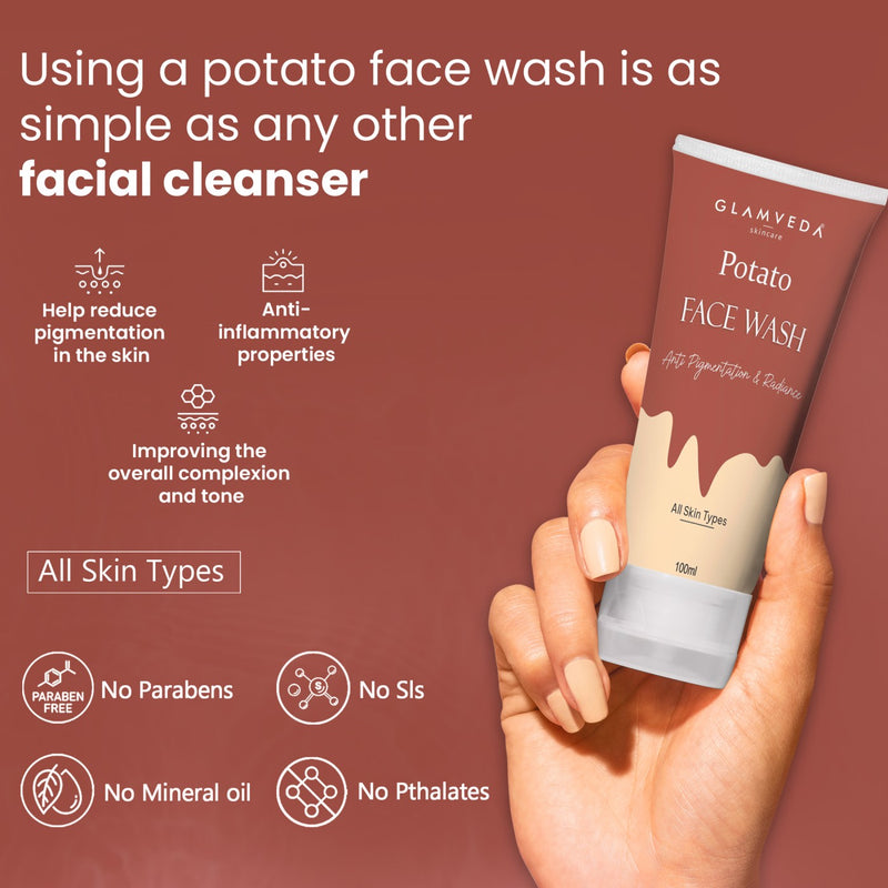 Key features of Glamveda Potato Anti Pigmentation Face wash