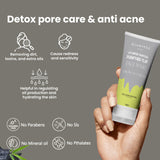 Glamveda Activated Charcoal Clay Detox & Anti Acne Face Wash features