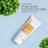 Glamveda Pure Glow Gold Peel Off Mask features 